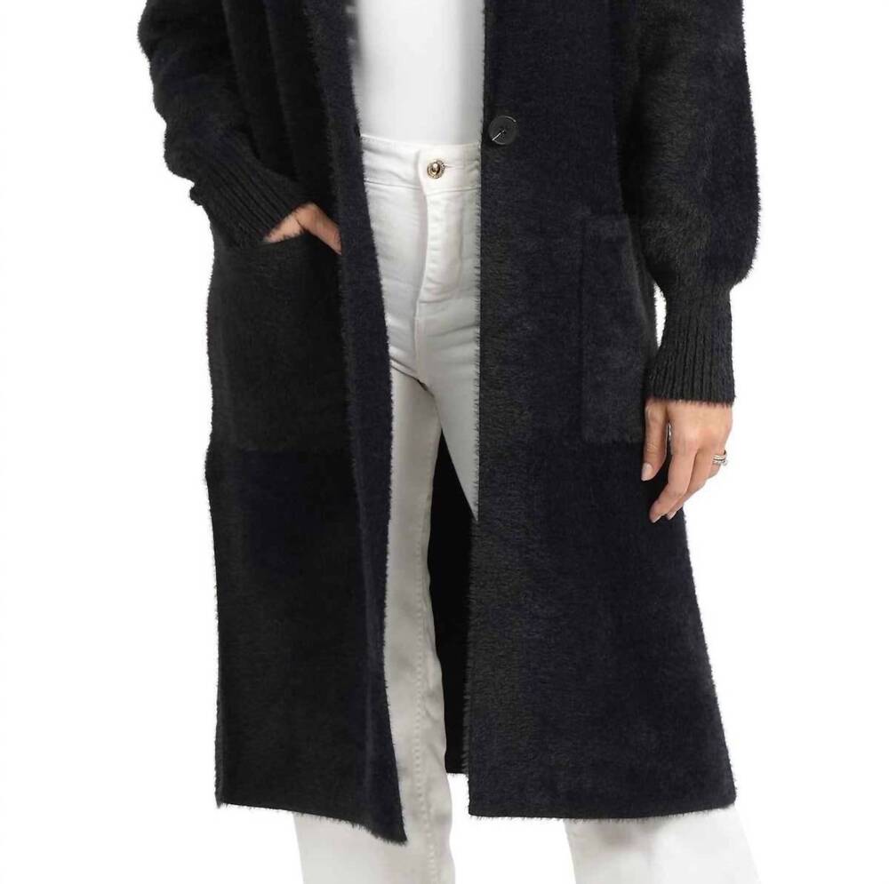 NEW LOVE TOKEN lauren cardigan in black
